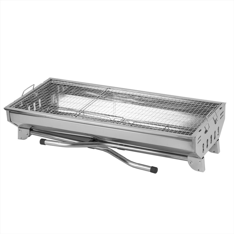 KCT Stainless Steel Portable Folding BBQ Charcoal Barbecue Grill