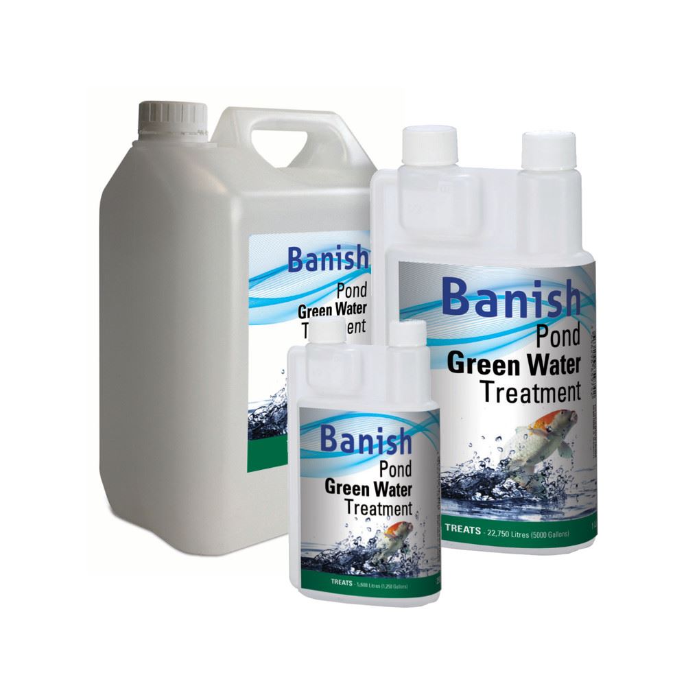 Banish Duckweed Pond Treatment - 2500ml Green Water Algae Remover, Safe For Fish & Wildlife