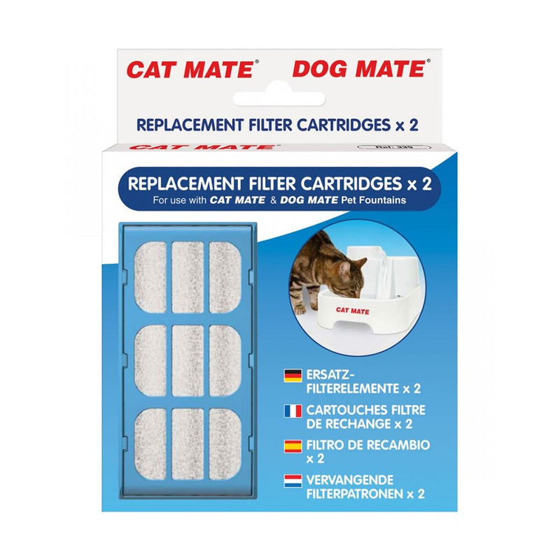 Replacement Carbon Filter Cartridges for Pet Mate Water Fountain