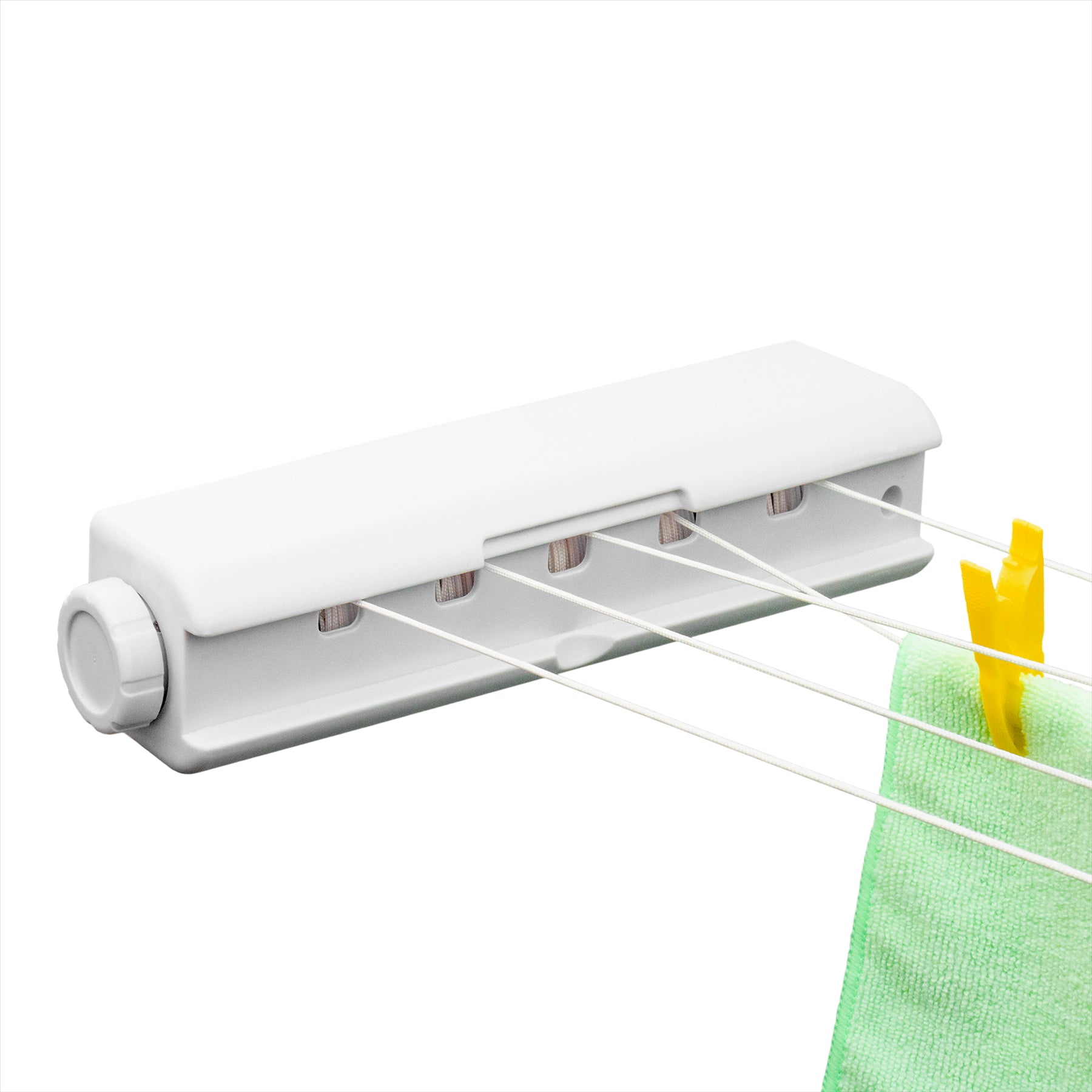KCT Retractable 5 Line Laundry Airer 18m Wall Mounted Clothes Dryer