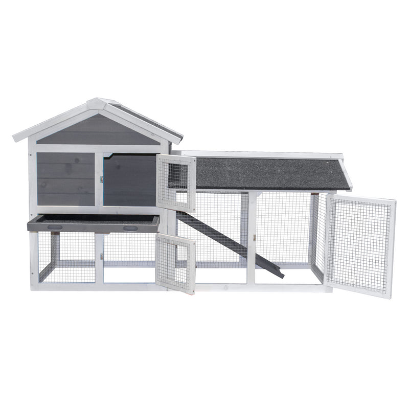 KCT Savona Rabbit Hutch With Outdoor Cover