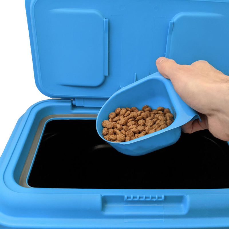 KCT Airtight Pet Food Storage Bins - Dog/Animal/Cat/Bird Feed  - 7kg (15L) /15kg (30L) Assorted Colours