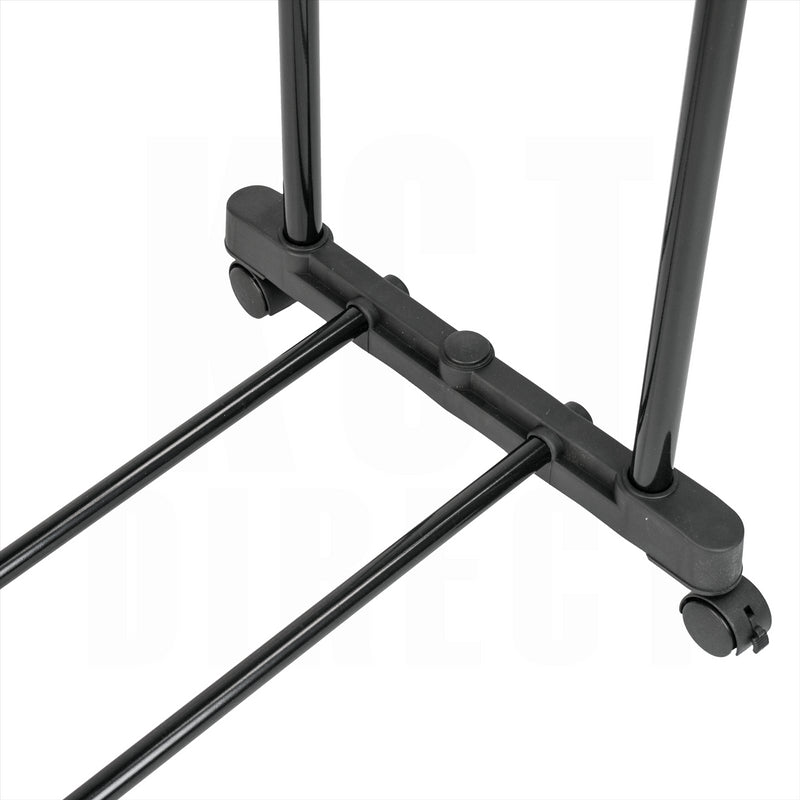 KCT Double Clothing Rail on Wheels