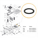 Oase - Part - 19506 - Replacement Rubber Hosetail Gasket for Biotec Screenmatic Filters