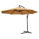 KCT 3m Large Cantilever Garden Parasols with Optional Base / Cover