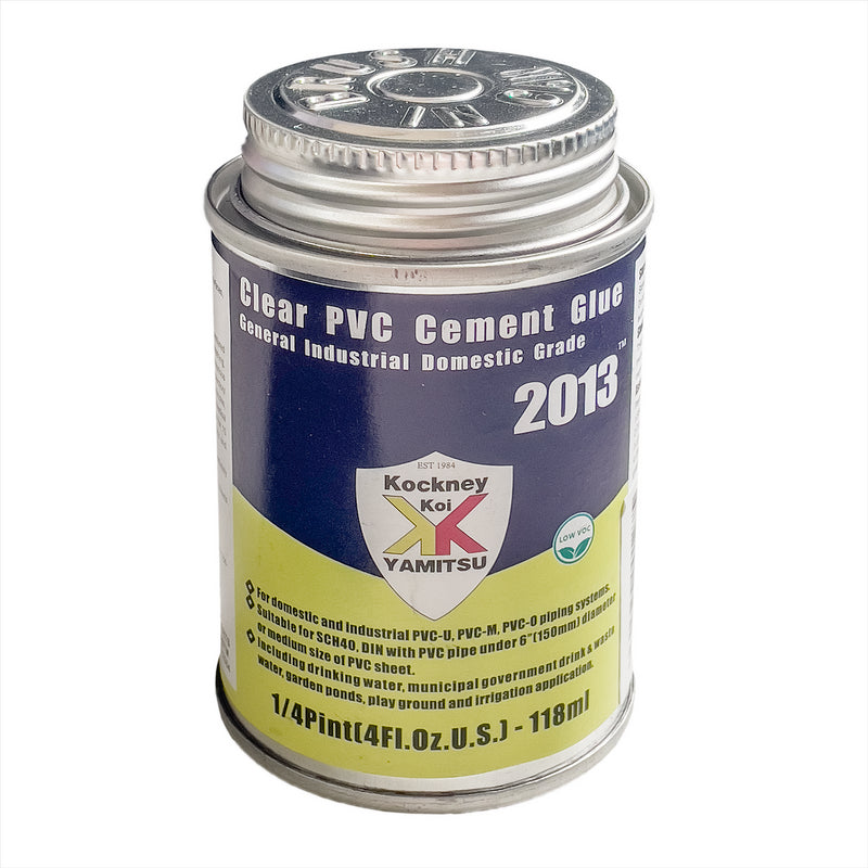 Clear PVC Solvent Cement Glue 118ml