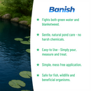 Banish BioActive Barley Straw Essence Pond Water Treatment