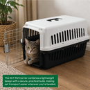 KCT Portable Plastic Pet Carrier Box Cat Dog Puppy Animal Cages