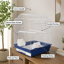 KCT Rosario Plus Small Exotic Bird Travel Cage - Blue