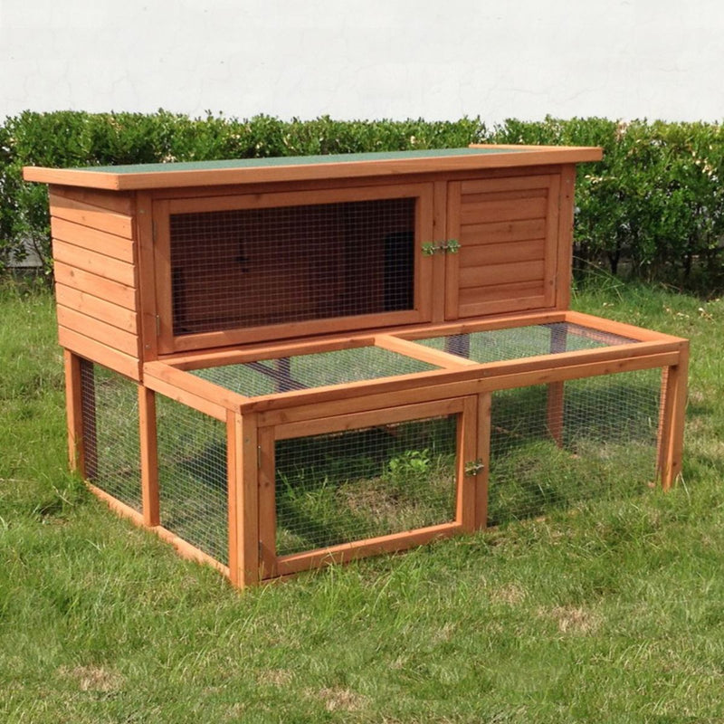 KCT Ancona 4ft Hutch and Run Including Cover