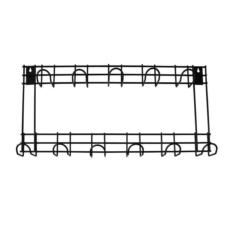 2 Tier Metal Tool Rack Hook Organiser