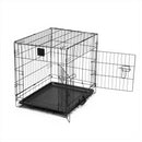 KCT Folding Pet Crates with Plastic Tray