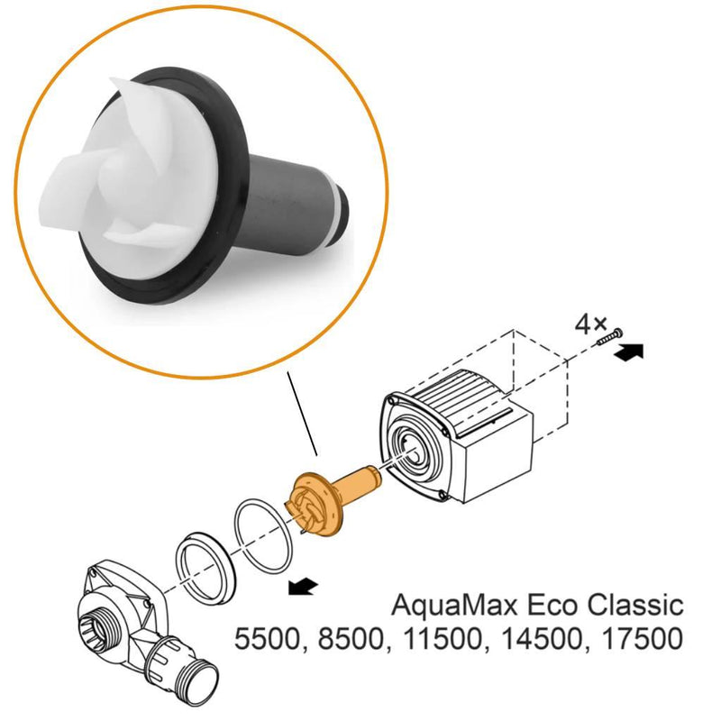 Oase - Part - 21913 - Replacement Impeller for AquaMax Eco Classic 5500