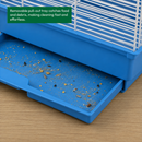 KCT Santiago Small Exotic Bird Travel Cage - Blue