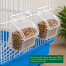 KCT Santiago Small Exotic Bird Travel Cage - Blue