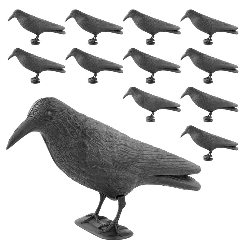 KCT Decoy Crow Garden Bird Scarer