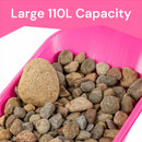 Complete Garden 110L Wheelbarrow - Pink