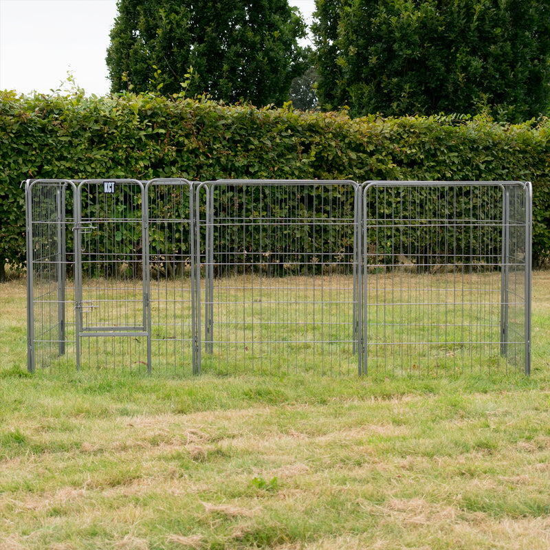 8 Side Heavy Duty Pet Play Pens Run with Optional Base / Cover