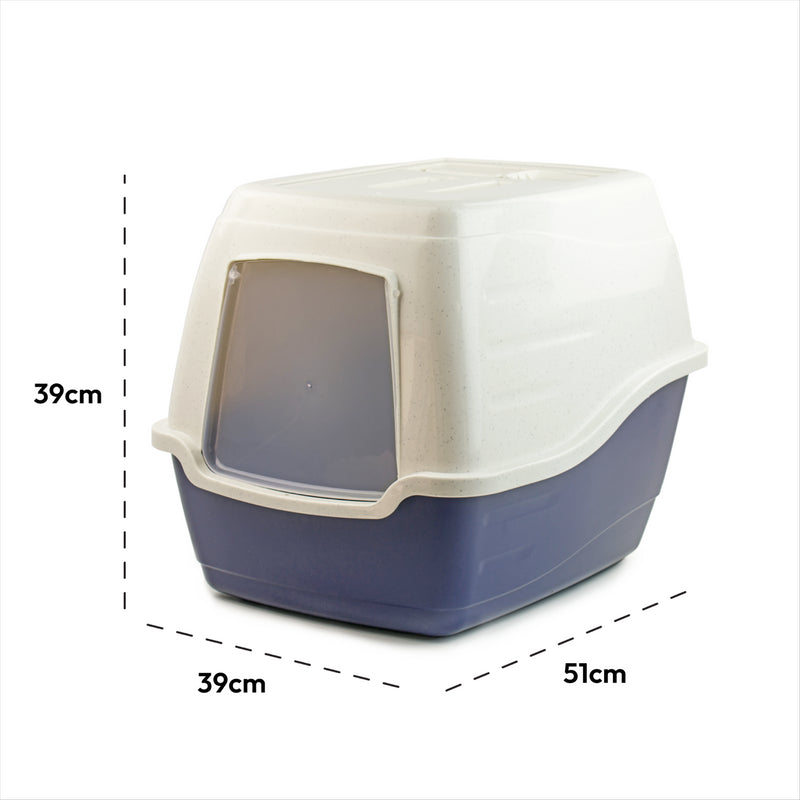 KCT Large Enclosed Hooded Cat Litter Tray/Pet Loo