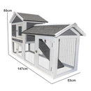 KCT Savona 2 Tier Rabbit Hutch & Run