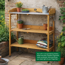 KCT 3 Tier Wooden Garden Potting Bench