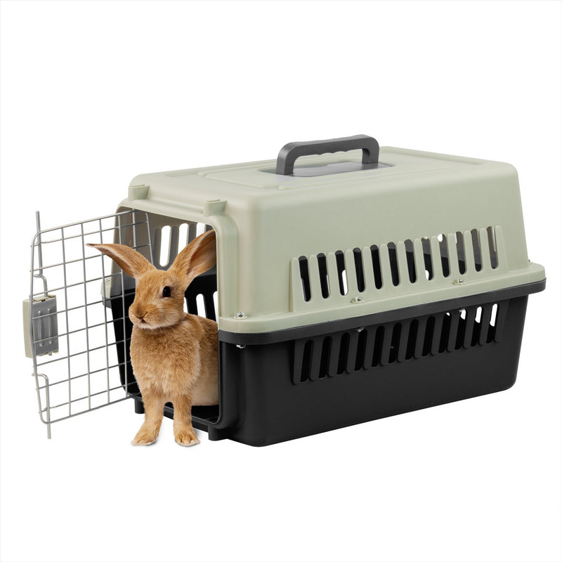 KCT Portable Plastic Pet Carrier Box Cat Dog Puppy Animal Cages