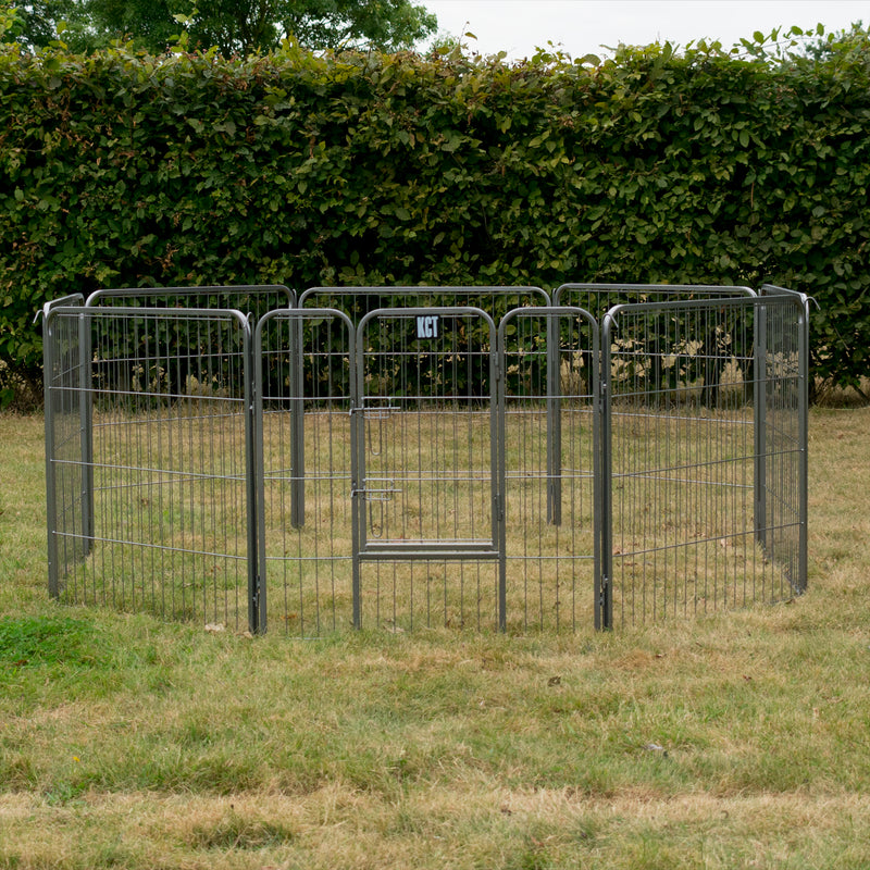 8 Side Heavy Duty Pet Play Pens Run with Optional Base / Cover