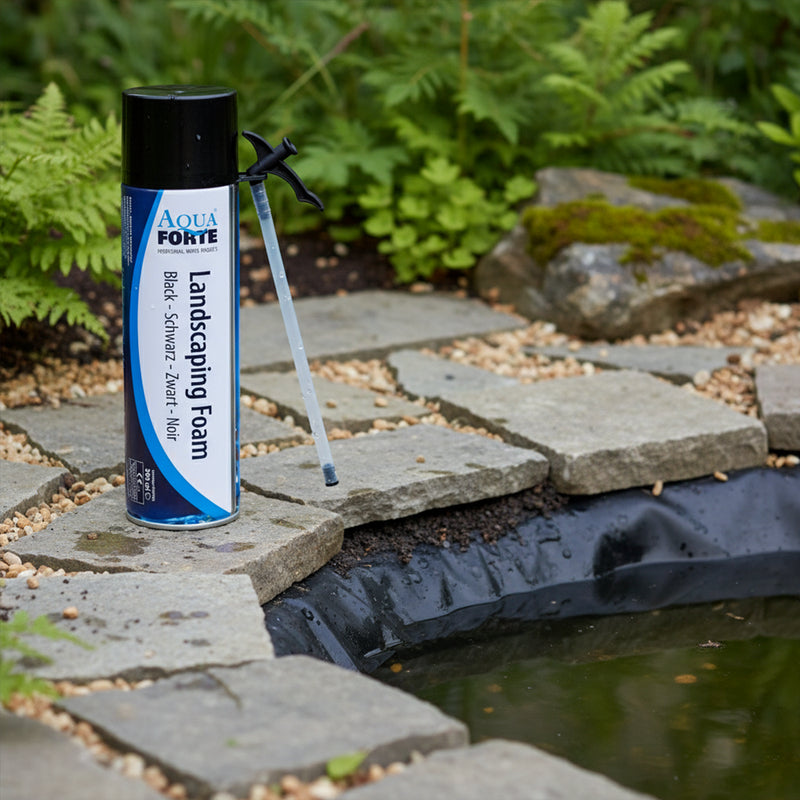 AquaForte Expanding Waterfall Landscaping Foam - Black 500ml