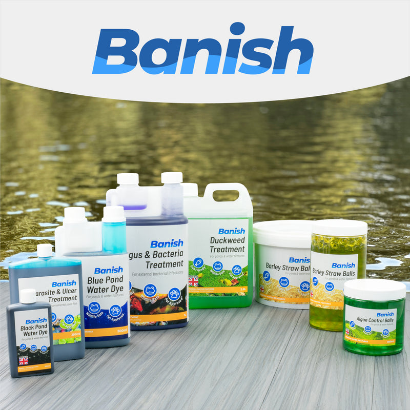 Banish Pond Water Dyes