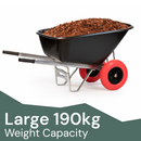KCT 200L XL Heavy Duty Twin Wheelbarrow