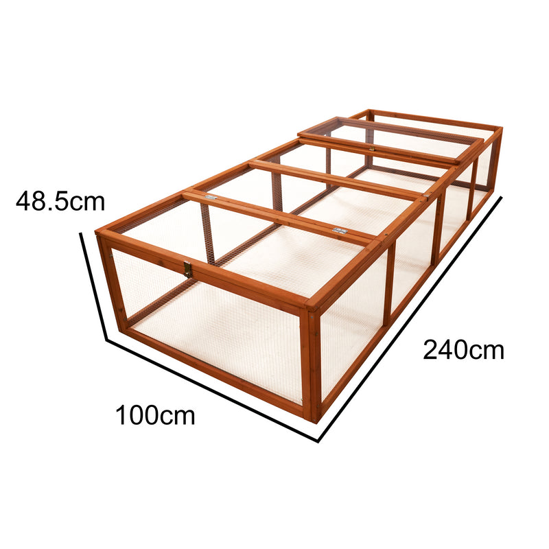 KCT 8ft Wooden Pet Run