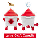 10KG/10L Raised Chicken Feeder & Waterer Set