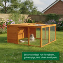 KCT 4x4 Square Wooden Rabbit Pet Run