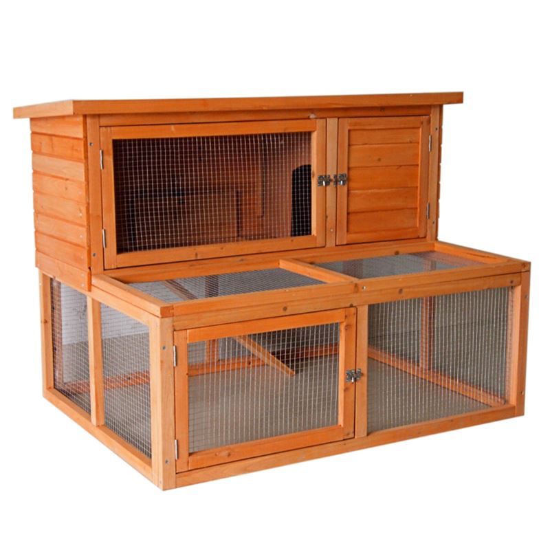 KCT Ancona 4ft Hutch and Run Including Cover