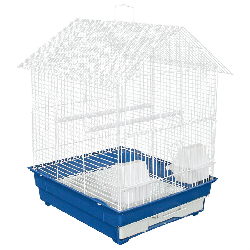 KCT Lima Plus Exotic Portable Bird Small Cage - Blue