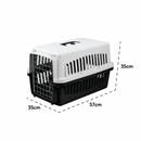 KCT Portable Plastic Pet Carrier Box Cat Dog Puppy Animal Cages