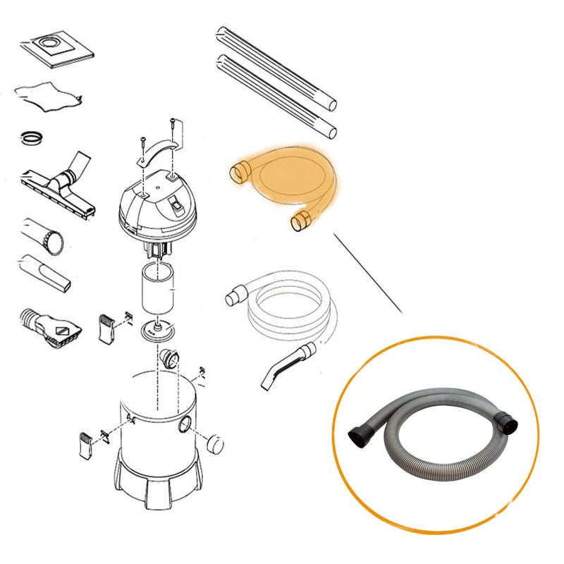 Oase Pontec- Part - 44008 Replacement Outlet Hose - PondoMatic/PondoVac