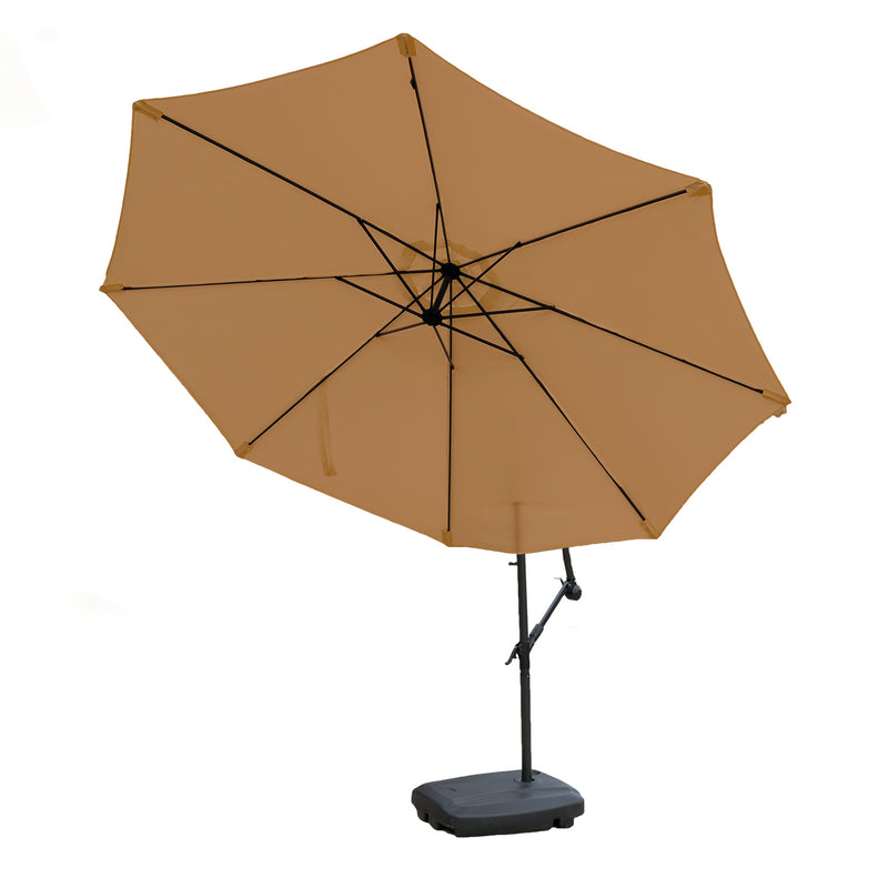 KCT 3m Large Cantilever Garden Parasols with Optional Base / Cover