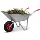 KCT 80 Litre Garden Galvanised Steel Wheelbarrow