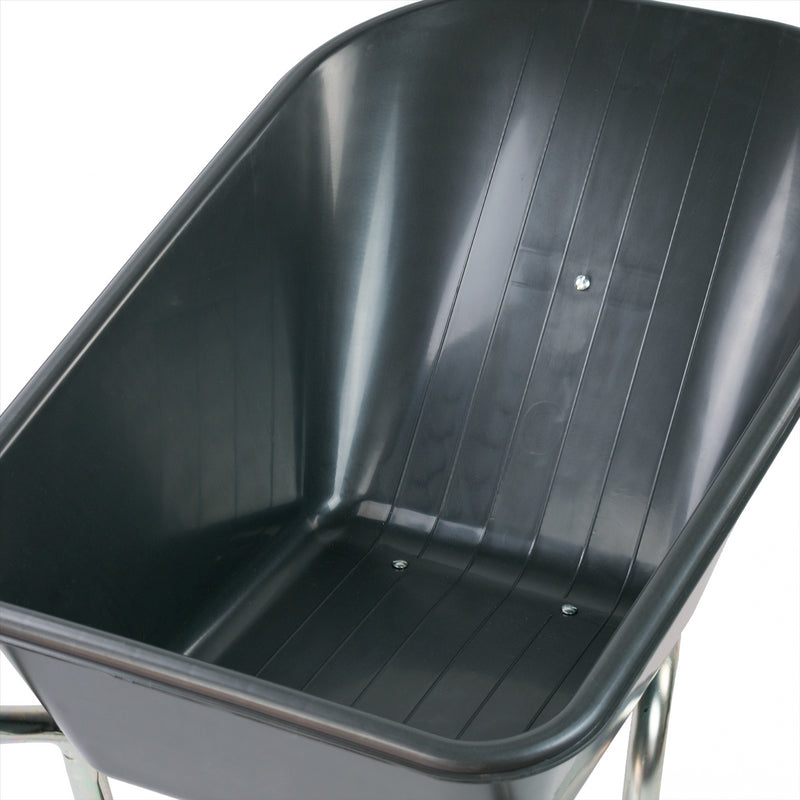 Complete Garden 110L Wheelbarrow - Black