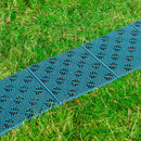 KCT Green Garden Path and Patio Decking Interlocking Tiles - 5 Pieces