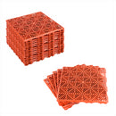 KCT Coloured Garden Path and Patio Decking Interlocking Tiles - Pack of 5