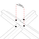 KCT 3.5m Large Cantilever Garden Parasols with Optional Base / Cover