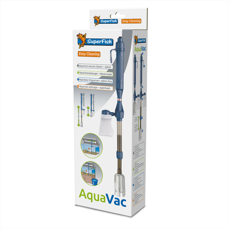 SuperFish AquaVac Vacuum Sleaner Siphon