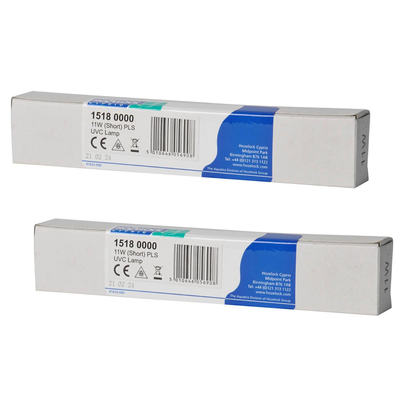 Twin Pack Hozelock 11 Watt (short) PLS Bulb Part 1581