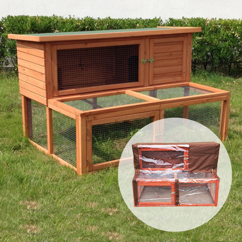 KCT Ancona 4ft Hutch and Run Including Cover