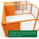 KCT 4x4 Square Wooden Rabbit Pet Run