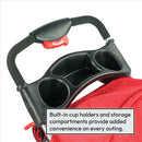 Hooded Pet Stroller - Red