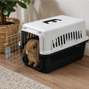 KCT Portable Plastic Pet Carrier Box Cat Dog Puppy Animal Cages