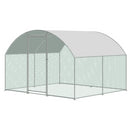KCT 2.5x3m Walk In Chicken Pet Run with Curved Roof